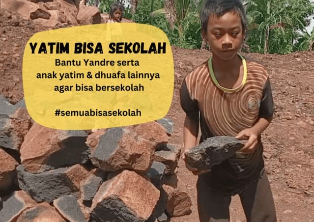 Bantu Yatim dan Dhuafa Bisa Sekolah