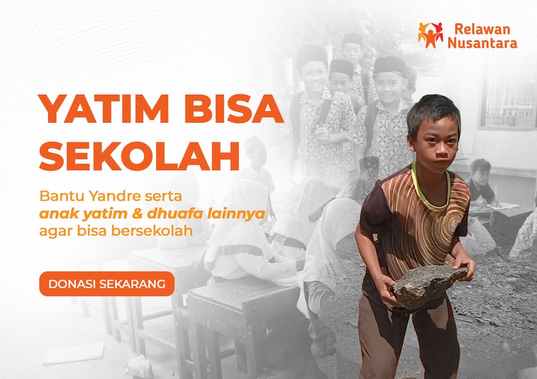 Bantu Yatim dan Dhuafa Bisa Sekolah