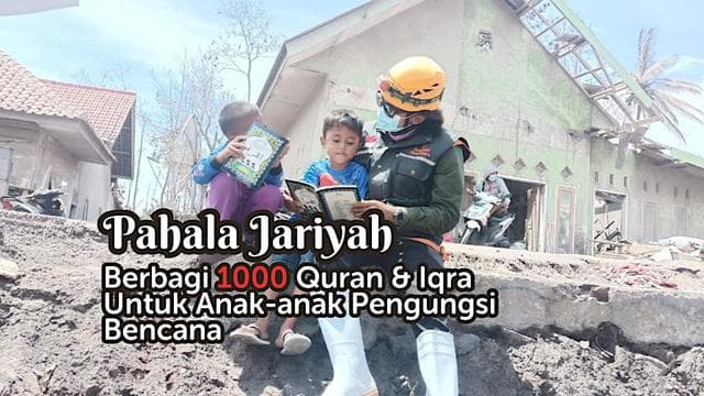 1000 Quran Iqro Pengungsi Bencana