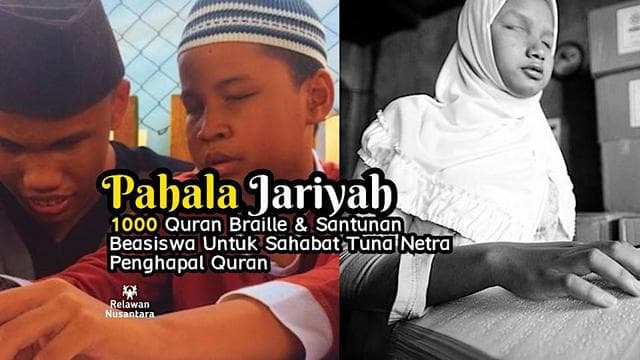 Sedekah Jariyah 1000 Quran Braille