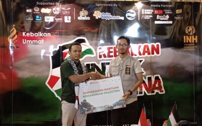 Peduli Palestina, Relawan Nusantara Salurkan Bantuan Kemanusiaan Melalui INH