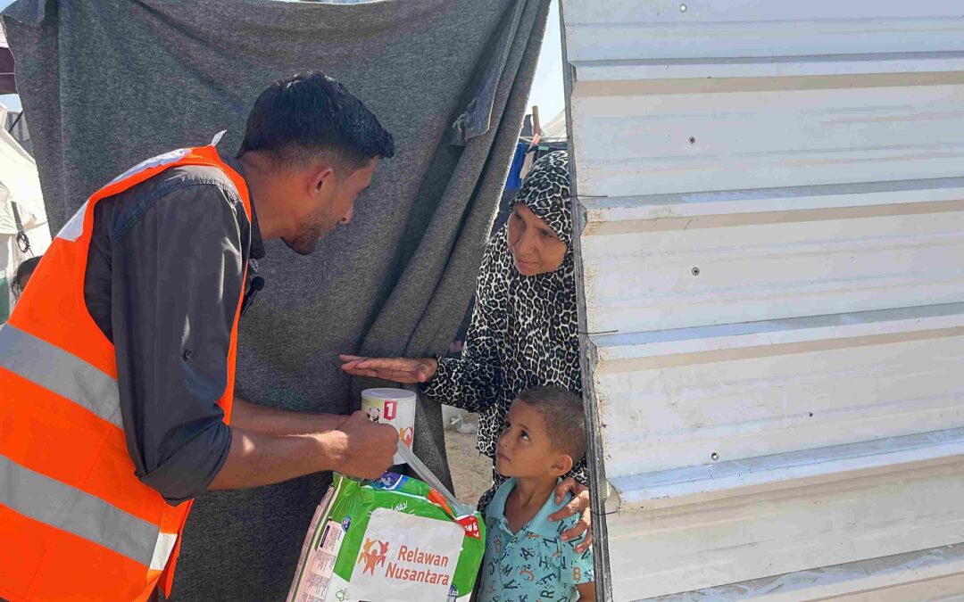 Relawan Nusantara Bantu Balita di Gaza dengan Penyaluran Popok Bayi dan Susu Anak