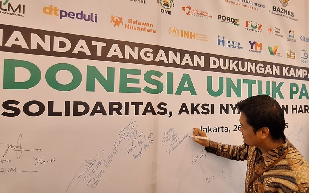 Relawan Nusantara Hadiri Kick-Off kampanye Bersama Penggalangan Bantuan Kemanusiaan bagi Gaza