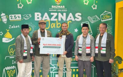 Relawan Nusantara Bersinergi dengan BAZNAS Jawa Barat Salurkan Zakat untuk Palestina