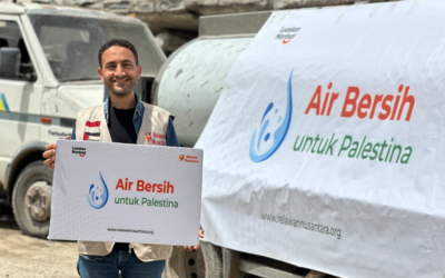 Air Bersih untuk Gaza: 31.500 Liter Disalurkan