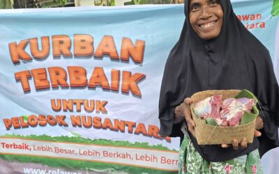 Relawan Nusantara Salurkan Sedekah Daging ke Berbagai Daerah