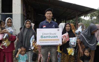 Kolaborasi Relawan Nusantara, SABUKI, dan Ooyehyeh Salurkan Bantuan untuk Warga Terdampak di Gampong Ulle Jalan Aceh