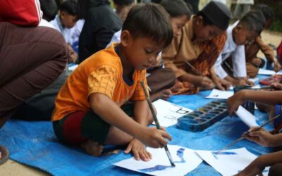Relawan Nusantara Pulihkan Senyum Anak-Anak Kp. Lubuk Tempurung, Padang, Sumatera Barat