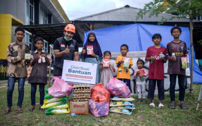 Assik Team Family Bersama Relawan Nusantara Salurkan Bantuan di Gampong Blang Cut Pidie Jaya