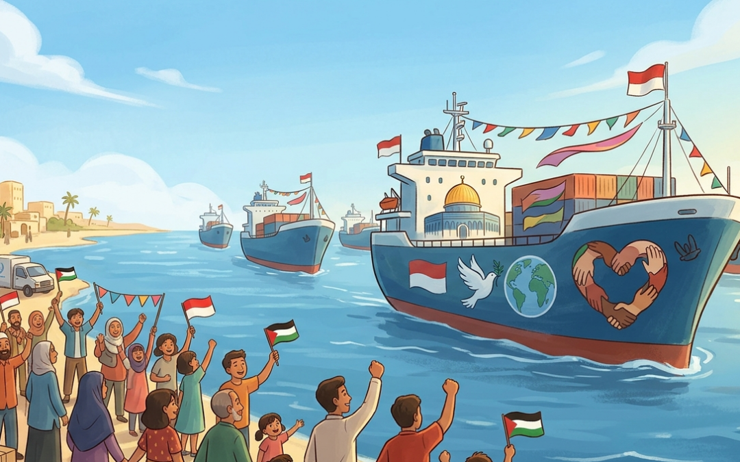 Global Sumud Flotilla 2.0: Indonesia Siapkan Konvoi Kemanusiaan Global untuk Gaza, Dorong Solidaritas Dunia untuk Palestina