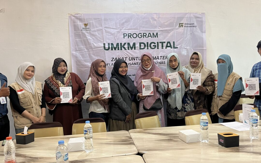 UMKM Bangkit Pascabanjir, BAZNAS Jawa Barat dan Relawan Nusantara Dorong Digitalisasi Usaha Melalui QRIS di Aceh Tamiang