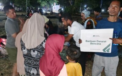 Relawan Nusantara Salurkan Paket Makanan Siap Saji bagi Penyintas Gempa di Sikka NTT