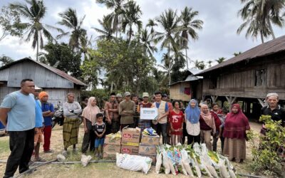 CV. Aruna Laut Sejahtera Titipkan Amanah Bantuan melalui Relawan Nusantara untuk Warga Manggarai Timur